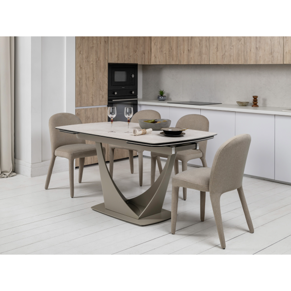 Керамічний стіл Еліо TML-990 сахара + бежевий