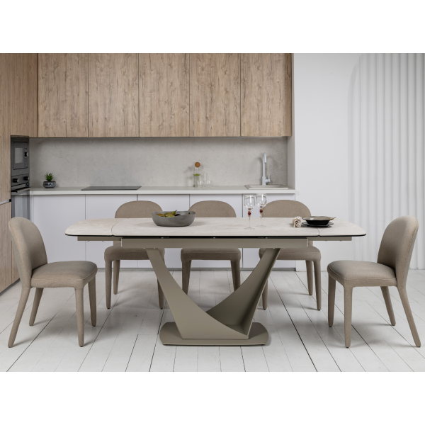 Керамічний стіл Еліо TML-990 сахара + бежевий