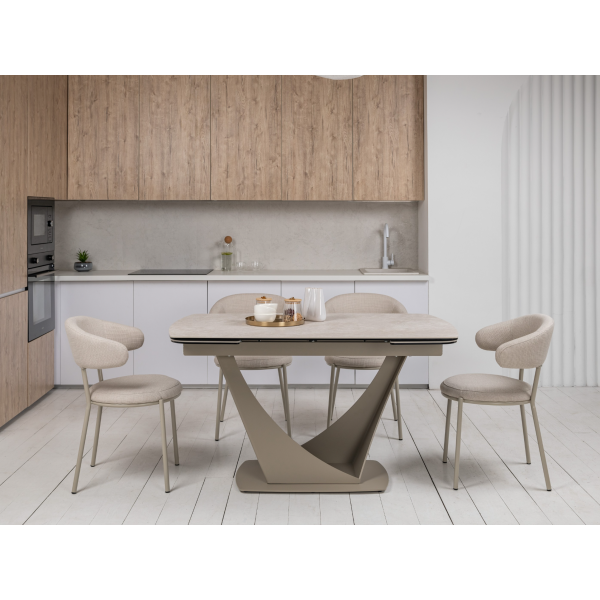 Керамічний стіл Еліо TML-990 сахара + бежевий