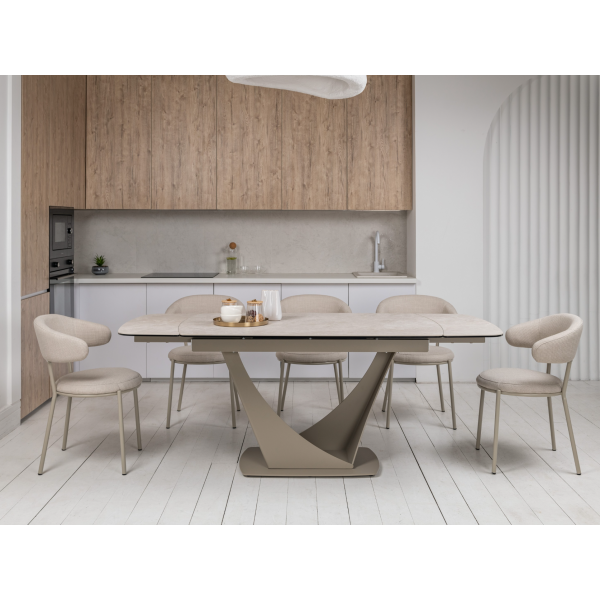 Керамічний стіл Еліо TML-990 сахара + бежевий