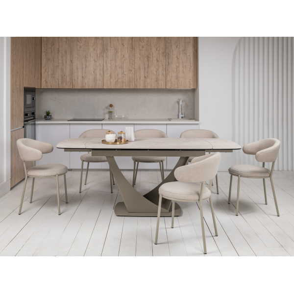 Керамічний стіл Еліо TML-990 сахара + бежевий