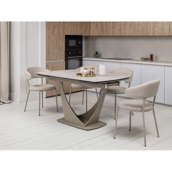 Керамічний стіл Еліо TML-990 сахара + бежевий