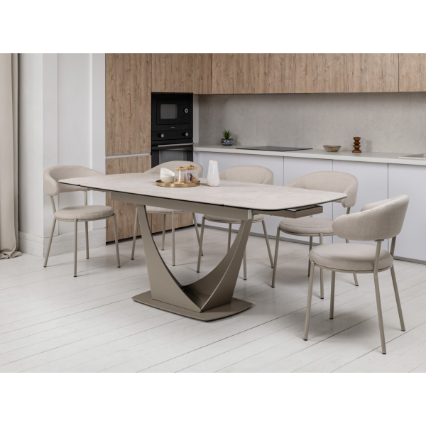 Керамічний стіл Еліо TML-990 сахара + бежевий