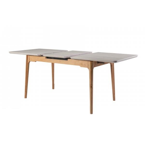 Керамічний стіл TM-89 травертін + дуб