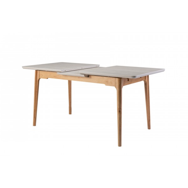 Керамічний стіл TM-89 травертін + дуб