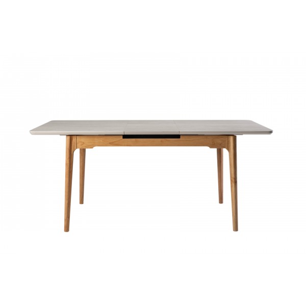 Керамічний стіл TM-89 травертін + дуб