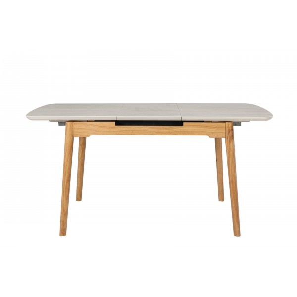 Керамічний стіл TM-76 травертін матовий + дуб