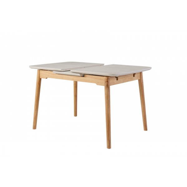 Керамічний стіл TM-76 травертін матовий + дуб