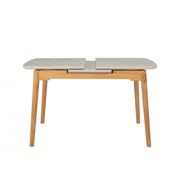 Керамічний стіл TM-76 травертін матовий + дуб