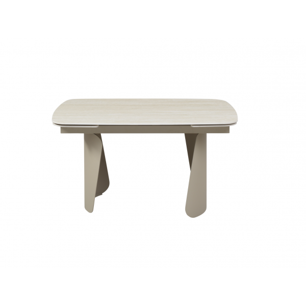 Керамічний стіл Нардо TML-1270 крема марфіль + бежевий