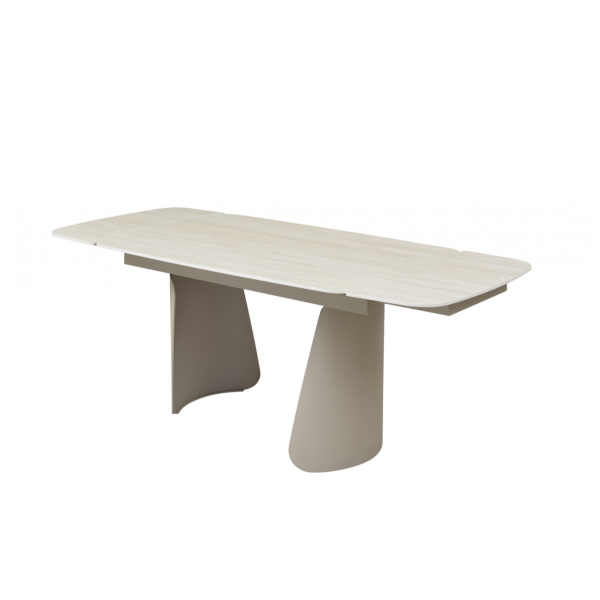 Керамічний стіл Нардо TML-1270 крема марфіль + бежевий