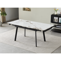 Керамічний стіл TM-98-1 панда вайт + чорний