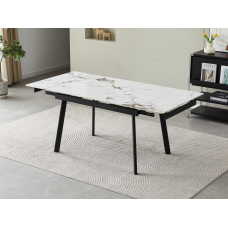 Керамічний стіл TM-98-1 панда вайт + чорний