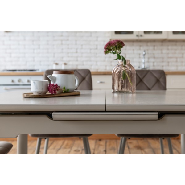 Керамічний стіл TM-92 крема саббія + капучино