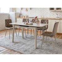 Керамічний стіл TM-92 крема саббія + капучино