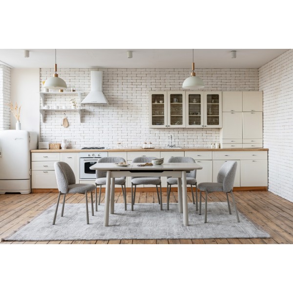 Керамічний стіл TM-92 крема саббія + капучино