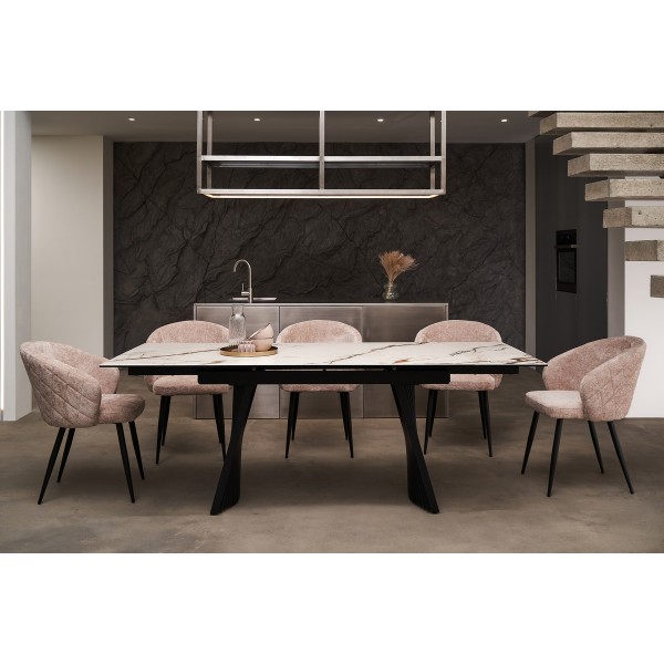 Керамічний стіл Олімпія TML-985 калакатта голд + чорний