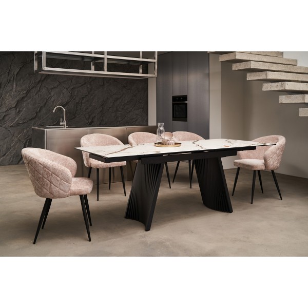 Керамічний стіл Олімпія TML-985 калакатта голд + чорний