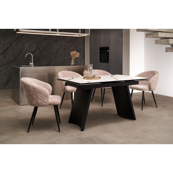 Керамічний стіл Олімпія TML-985 калакатта голд + чорний