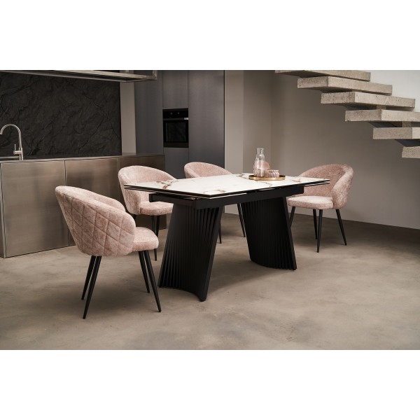 Керамічний стіл Олімпія TML-985 калакатта голд + чорний