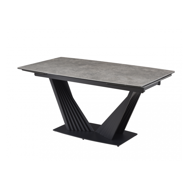 Керамічний стіл Феліче TML-1000 грей шторм + чорний