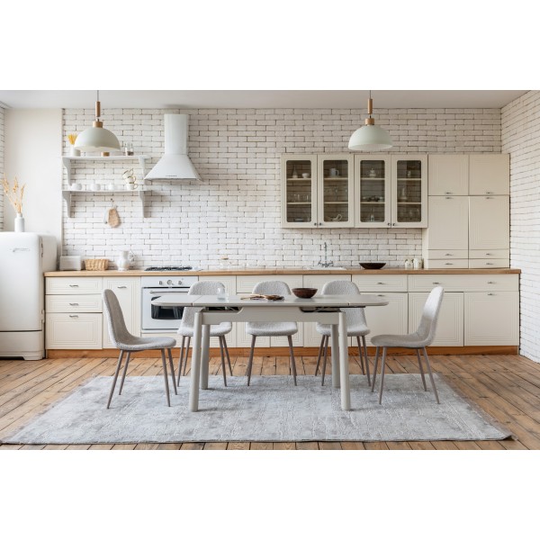 Керамічний стіл TM-93 крема саббія + капучино