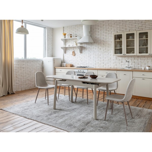 Керамічний стіл TM-93 крема саббія + капучино