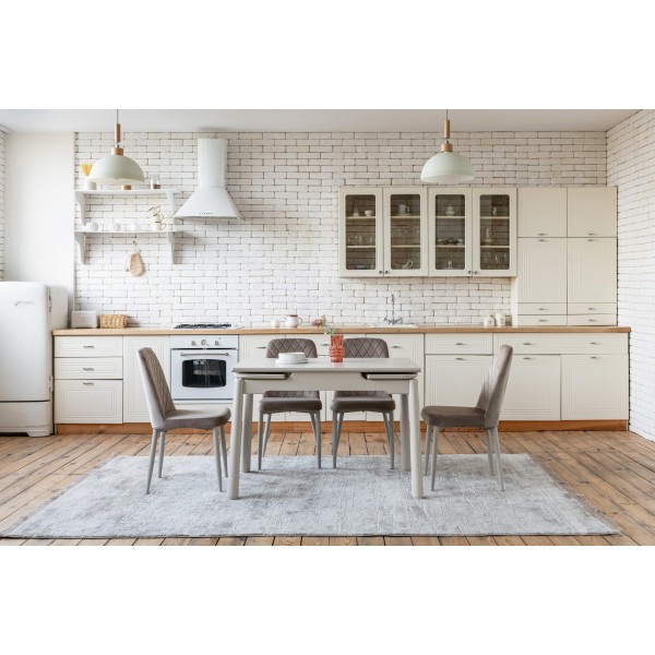 Керамічний стіл TM-93 крема саббія + капучино