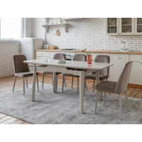 Керамічний стіл TM-93 крема саббія + капучино