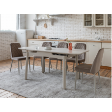 Керамічний стіл TM-93 крема саббія + капучино