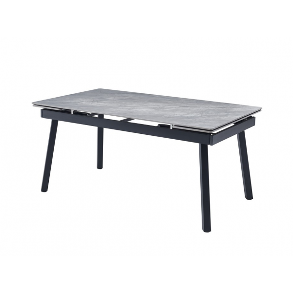 Керамічний стіл TM-88 ребекка грей + чорний