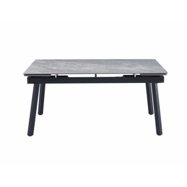 Керамічний стіл TM-88 ребекка грей + чорний