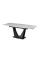 Керамічний стіл Феліче TML-1000-1 клауді грей + чорний