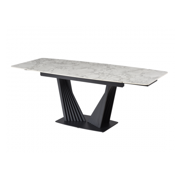 Керамічний стіл Феліче TML-1000-1 клауді грей + чорний