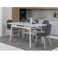 Керамічний стіл TM-76 вайт клауд + білий