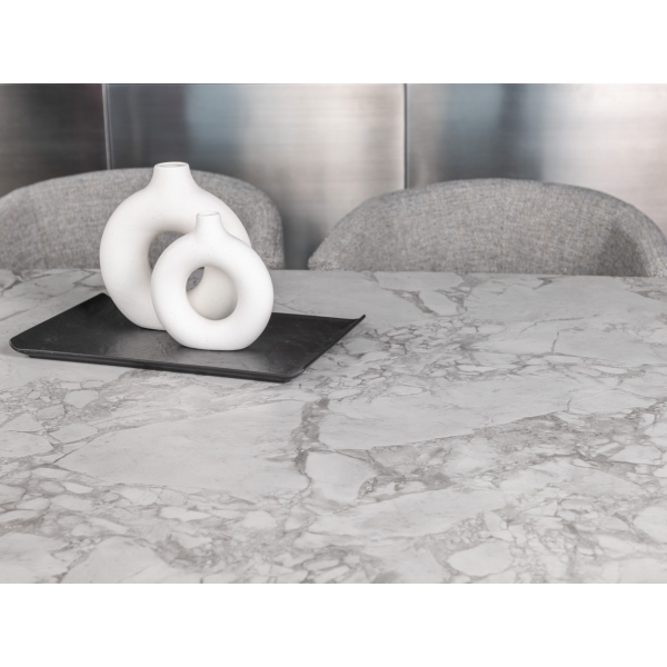 Керамічний стіл Феліче TML-1000-1 клауді грей + чорний