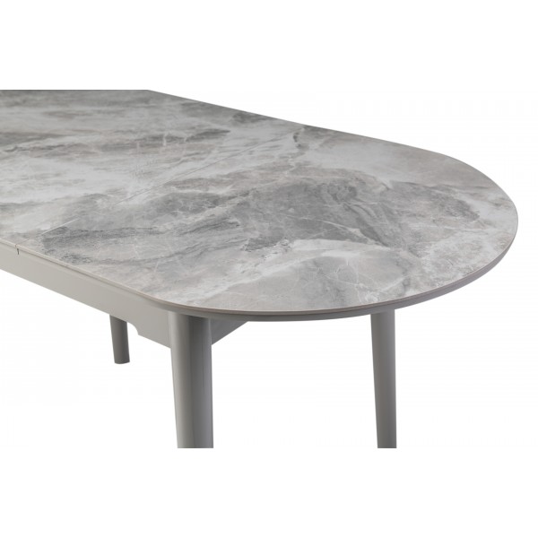 Керамічний стіл TM-85 ребекка грей + сірий