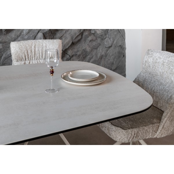 Керамічний стіл Паола TML-1265 сендвейв + бежевий