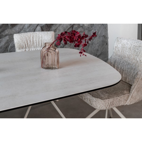 Керамічний стіл Паола TML-1265 сендвейв + бежевий