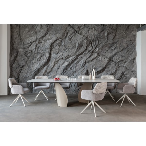 Керамічний стіл Паола TML-1265 сендвейв + бежевий