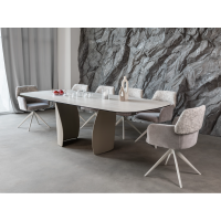 Керамический стол Паола TML-1265 сендвейв + бежевый