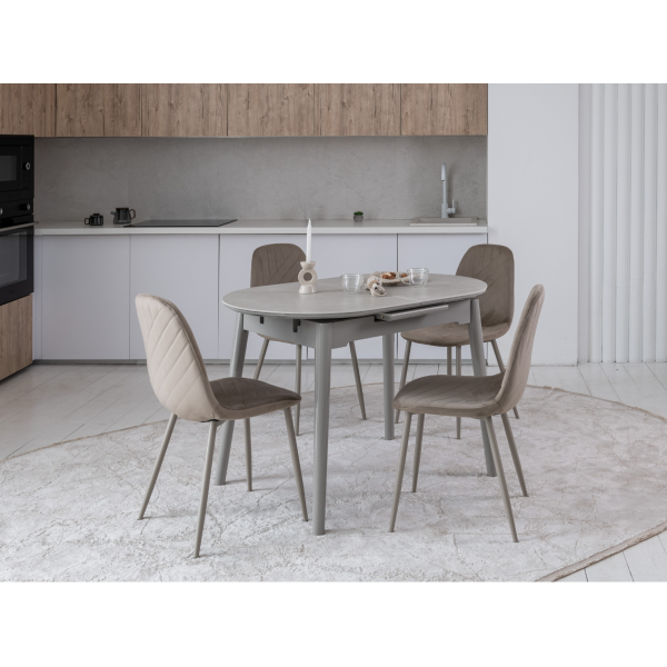 Керамічний стіл TM-85 бардиліо лайт + сірий