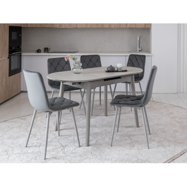 Керамічний стіл TM-85 бардиліо лайт + сірий