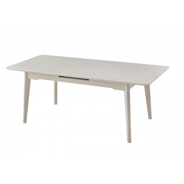 Керамічний стіл TM-125 крема саббія + капучино