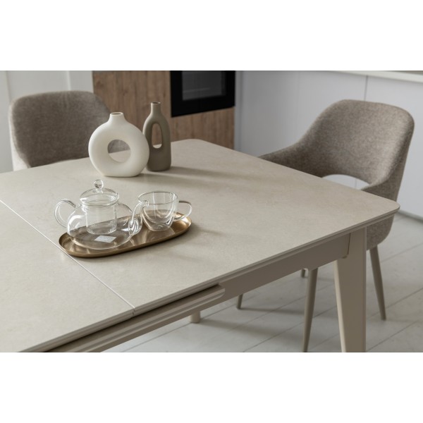 Керамічний стіл TM-125 крема саббія + капучино