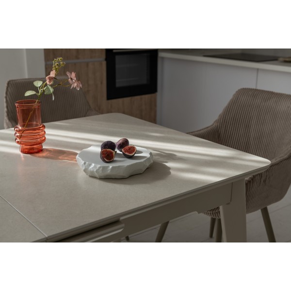 Керамічний стіл TM-125 крема саббія + капучино